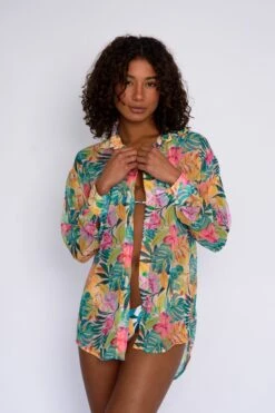 Phoenix Button Down - Aloha -SunKissed Swim Store SKATIE Aloha 66