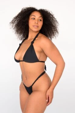 Bobbi Bottom Thick Band - Black -SunKissed Swim Store SKATIE BlackRe stockCURVE 100