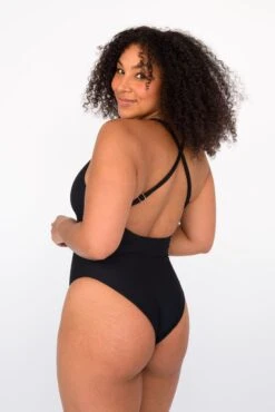Zoey One Piece - Black 18 Zoey One Piece - Black -SunKissed Swim Store SKATIE BlackRe stockCURVE 26