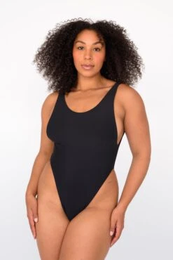 Tiffany One Piece - Black -SunKissed Swim Store SKATIE BlackRe stockCURVE 43