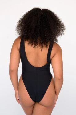 Tiffany One Piece - Black -SunKissed Swim Store SKATIE BlackRe stockCURVE 48