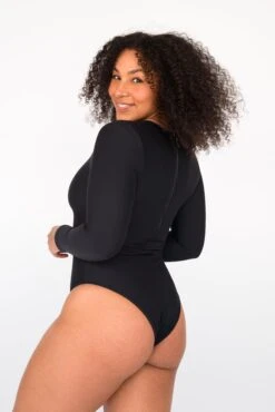 Sage One Piece - Black -SunKissed Swim Store SKATIE BlackRe stockCURVE 72
