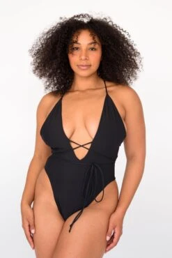 Lynn One Piece - Black 17 Lynn One Piece - Black -SunKissed Swim Store SKATIE BlackRe stockCURVE 73