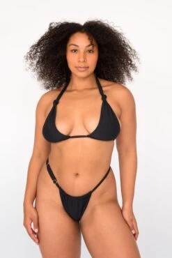 Bobbi Bottom Thick Band - Black -SunKissed Swim Store SKATIE BlackRe stockCURVE 97