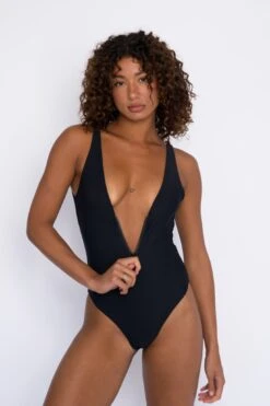Carmen One Piece - Black -SunKissed Swim Store SKATIE Blackrestock 3