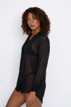 Lily Tunic Chiffon - Black -SunKissed Swim Store SKATIE Blackrestock 47