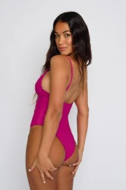 Rachel One Piece - Fuchsia -SunKissed Swim Store SKATIE Fuschia 7 pp