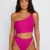 Nicole One Piece - Fuchsia -SunKissed Swim Store SKATIE Fuschia 9 pp