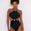 Shelby One Piece - Black 1 Shelby One Piece - Black -SunKissed Swim Store SKATIE black 32